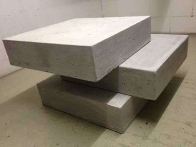 Designer Couchtisch aus Beton, Betontisch, Tisch aus Beton, Sichtbeton Tisch, Loungetisch